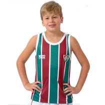 Camisa Infantil Fluminense Regata Oficial 1902 Partner Braziline