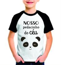 Camisa Infantil Frase nosso pedacinho do céu