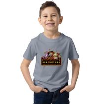 Camisa Infantil Game Five Nigh Terror Freddy 100% Algodão