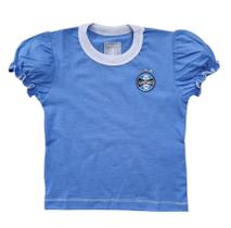 Camisa Infantil Grêmio Baby Look Azul Oficial