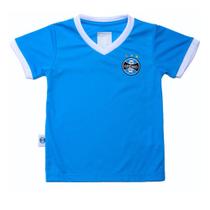 Camisa Infantil Grêmio Gola V Azul Oficial