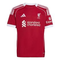 Camisa Infantil Home Liverpool 25/26 s/n Torcedor Adidas