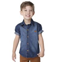 Camisa Infantil Look Jeans Tradicional Jeans