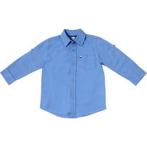 Camisa Infantil Manga Longa Azul - Yeapp