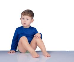 Camisa infantil manga longa com proteção uv unissex - Sea Kids