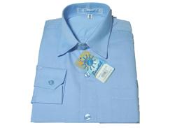 Camisa infantil manga longa - Tamanho 06 Azul Camisa infantil manga longa - Tamanho 06 Azul