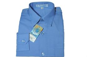 Camisa infantil manga longa - Tamanho 08 Azul Camisa infantil manga longa - Tamanho 08 Azul