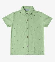 Camisa Infantil Masculina Gola Dupla Trick Nick Verde