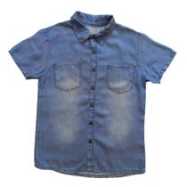 Camisa Infantil Masculina Jeans MC Dmenor
