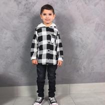 Camisa Infantil Masculino Angerô Flanela - Perola