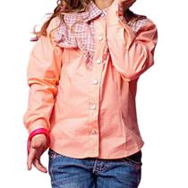 Camisa Infantil Meninas Zenz Western Rosa 422023 Camisa Infantil Meninas Zenz Western Rosa 422023