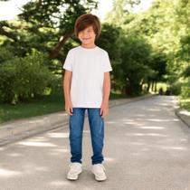 Camisa Infantil Menino Juvenil Masculino Gola Redonda Lisa Camisa Infantil Menino Juvenil Masculino Gola Redonda Lisa