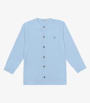 Camisa Infantil Menino Manga Longa Trick Nick Azul