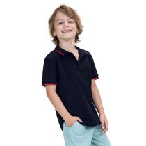 Camisa Infantil Menino Polo Algodão Trick Nick Tam 1 ao 10