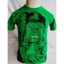 Camisa Infantil menino Temático Hulk Verde