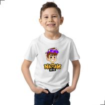 Camisa Infantil Natan Por Ai Youtuber Jogo 100% Algodão Video