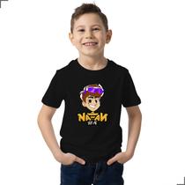 Camisa Infantil Natan Por Ai Youtuber Jogo 100% Algodão Video