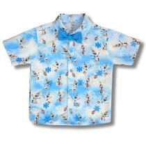 Camisa Infantil Olaf Boneco De Gelo Filme Frozen L + Gravata Camisa Infantil Olaf Boneco De Gelo Filme Frozen L + Gravata