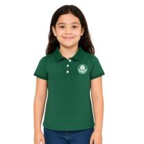 Camisa Infantil Palmeiras Polo Feminina Oficial