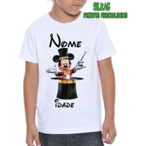 Camisa infantil personalizada Mickey Camisa infantil personalizada Mickey