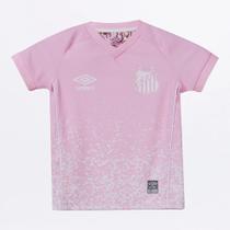 Camisa Infantil Santos Outubro Rosa 21/22 Torcedor Umbro Camisa Infantil Santos Outubro Rosa 21/22 Torcedor Umbro