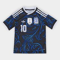Camisa Infantil Seleção Argentina Away 2026 n 10 Messi Torcedor Adidas Originals