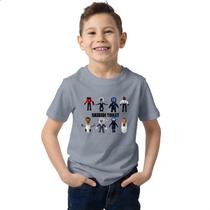 Camisa Infantil Skibidi Cameraman Game Toilet Survival Jogo