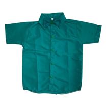 Camisa Infantil Social Verde E Gravata Camisa Infantil Social Verde E Gravata