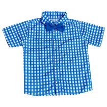 Camisa Infantil Social Xadrez Festa Junina - Várias Cores - Pequenos Encantos Baby