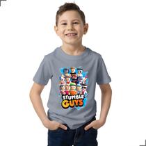 Camisa Infantil Stumble Guys Dynamitron Game 100% Algodão