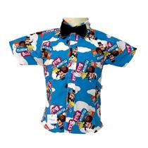 Camisa Infantil Temática Mundo Bita