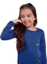 Camisa Infantil Térmica Uv50+ Proteção Solar Menina
