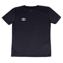 Camisa Infantil Umbro Legacy Manga Curta Respirável Preto