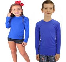 Camisa Infantil UV - Azul GG