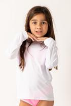 Camisa Infantil UV branco - Apneia