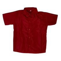Camisa Infantil Vermelha Social + Gravata