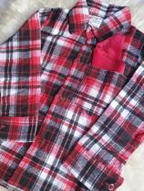 Camisa Infantil Xadrez Flanelada 100% Algodão Quentinha e Estilosa! Tam 2 ao 12 Camisa Infantil Xadrez Flanelada 100% Algodão Quentinha e Estilosa! Tam 2 ao 12