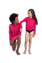 Camisa Infanto Juvenil Proteção Solar Uv + 50 Camiseta Segunda Pele Térmica Longa Moda Praia Camisa Infanto Juvenil Proteção Solar Uv + 50 Camiseta Segunda Pele Térmica Longa Moda Praia