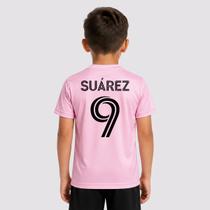 Camisa Inter Miami Dry II Infantil Rosa 9 Suárez Camisa Inter Miami Dry II Infantil Rosa 9 Suárez