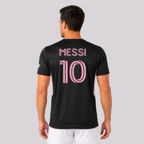 Camisa Inter Miami Dry II Preta e Rosa 10 Messi Camisa Inter Miami Dry II Preta e Rosa 10 Messi