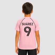 Camisa Inter Miami Dry III Infantil Rosa 9 Suárez Camisa Inter Miami Dry III Infantil Rosa 9 Suárez