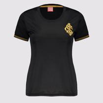 Camisa Internacional Feminina Preta e Dourada Camisa Internacional Feminina Preta e Dourada