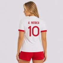 Camisa Internacional Gerard Feminina Branca 10 A. Patrick Camisa Internacional Gerard Feminina Branca 10 A. Patrick
