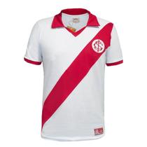 Camisa Internacional RetrôMania Natural Masculina - Branco e Vermelho