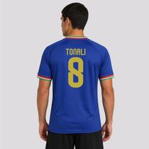 Camisa Itália Azzurra 8 Tonali Camisa Itália Azzurra 8 Tonali