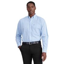 Camisa IZOD Advantage Performance Plaid Blue Revival para homens