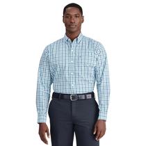 Camisa IZOD Advantage Performance xadrez de manga comprida - Deep Sea Camisa IZOD Advantage Performance xadrez de manga comprida - Deep Sea