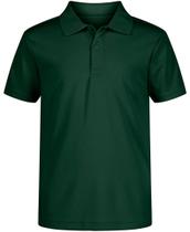 Camisa IZOD Boys Performance Polo de manga curta Hunter Camisa IZOD Boys Performance Polo de manga curta Hunter