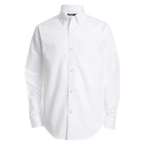 Camisa IZOD Infantil Masculina Manga Longa com Botões Branca Tamanho 7 Camisa IZOD Infantil Masculina Manga Longa com Botões Branca Tamanho 7