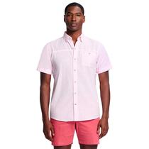 Camisa IZOD Saltwater Dockside de Manga Corta, Peony, Talla Pequeña